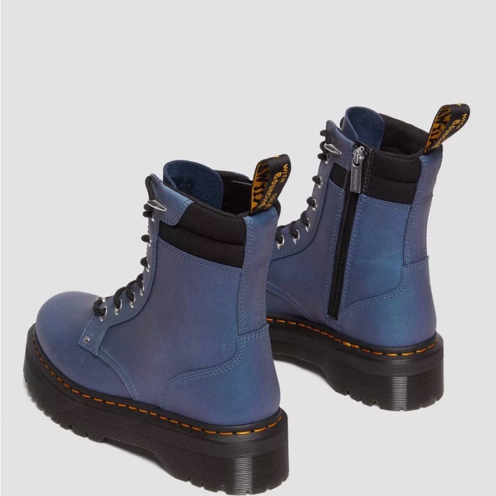 JADON II BOOT HARDWARE PULL UP LEATHER PLATFORMS Women Size 6 NIB - Picture 3 of 9